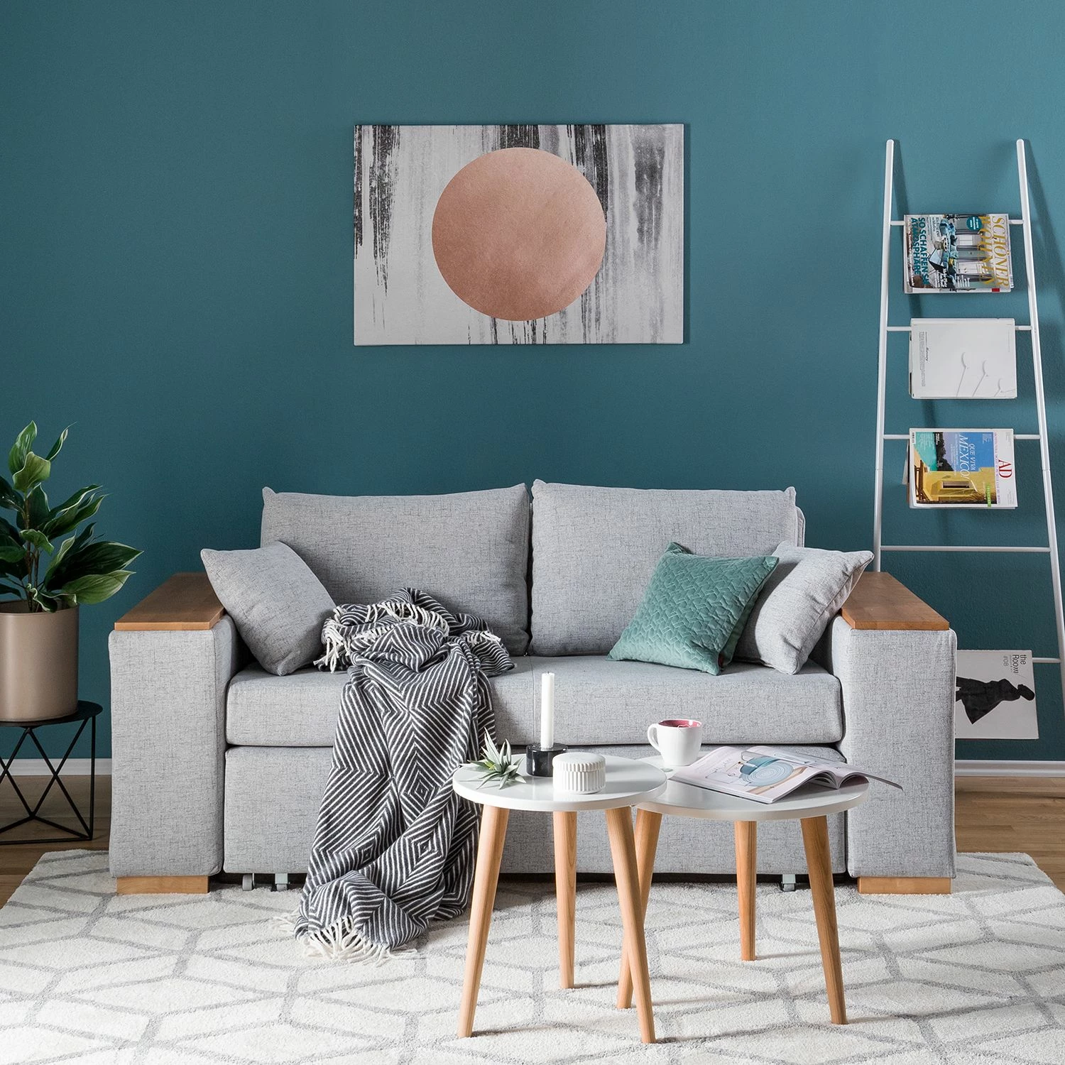 Mooved Schlafsofa Latina I Webstoff - Granit - Breite: 170 cm 3 Mooved Schlafsofa Latina I Webstoff - Granit - Breite: 170 cm – Bild 3