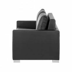 Mooved Schlafsofa Latina XIV Kunstleder - Schwarz - Breite: 153 cm -WOHNZIMMERMÖBEL Verkäufe schlafsofa latina kunstleder schwarz 293251