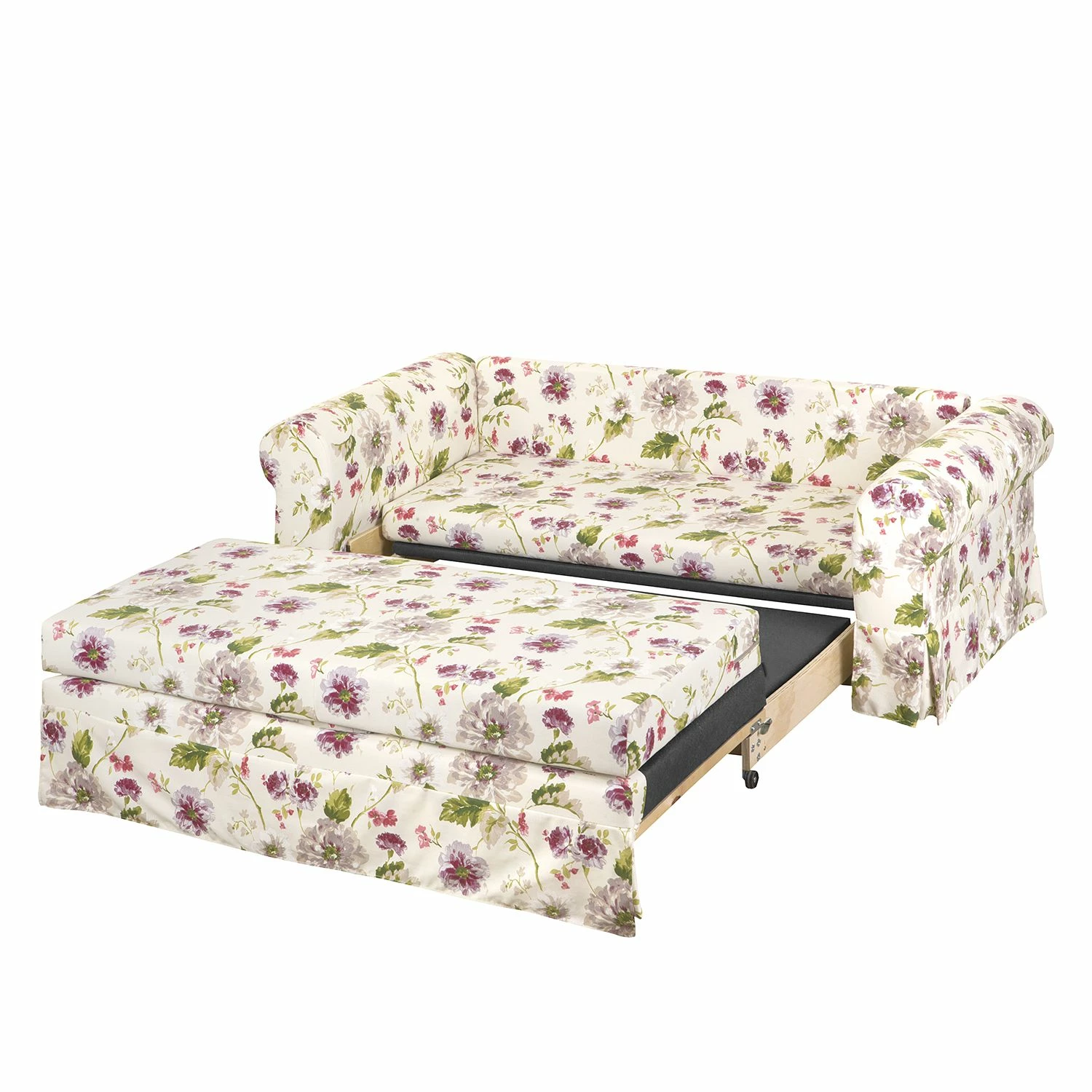 Mooved Schlafsofa Latina VIII Webstoff - Cremeweiß / Brombeere - Breite: 185 cm 8 Mooved Schlafsofa Latina VIII Webstoff - Cremeweiß / Brombeere - Breite: 185 cm – Bild 8