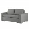 Mooved Schlafsofa Latina - Stoff Doran: Grau - Breite: 170 cm