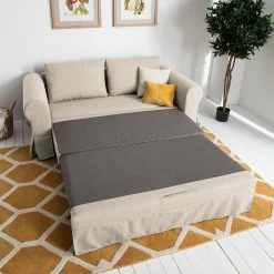 Mooved Schlafsofa Latina XIII Webstoff - Creme - Breite: 165 cm -WOHNZIMMERMÖBEL Verkäufe schlafsofa latina xiii webstoff creme 165 cm 4910424