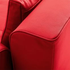 Chillout by Franz Fertig Schlafsofa Leo Echtleder - Rot -WOHNZIMMERMÖBEL Verkäufe schlafsofa leo echtleder rot 1408046