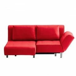 Chillout by Franz Fertig Schlafsofa Leo Echtleder - Rot -WOHNZIMMERMÖBEL Verkäufe schlafsofa leo echtleder rot 1408054
