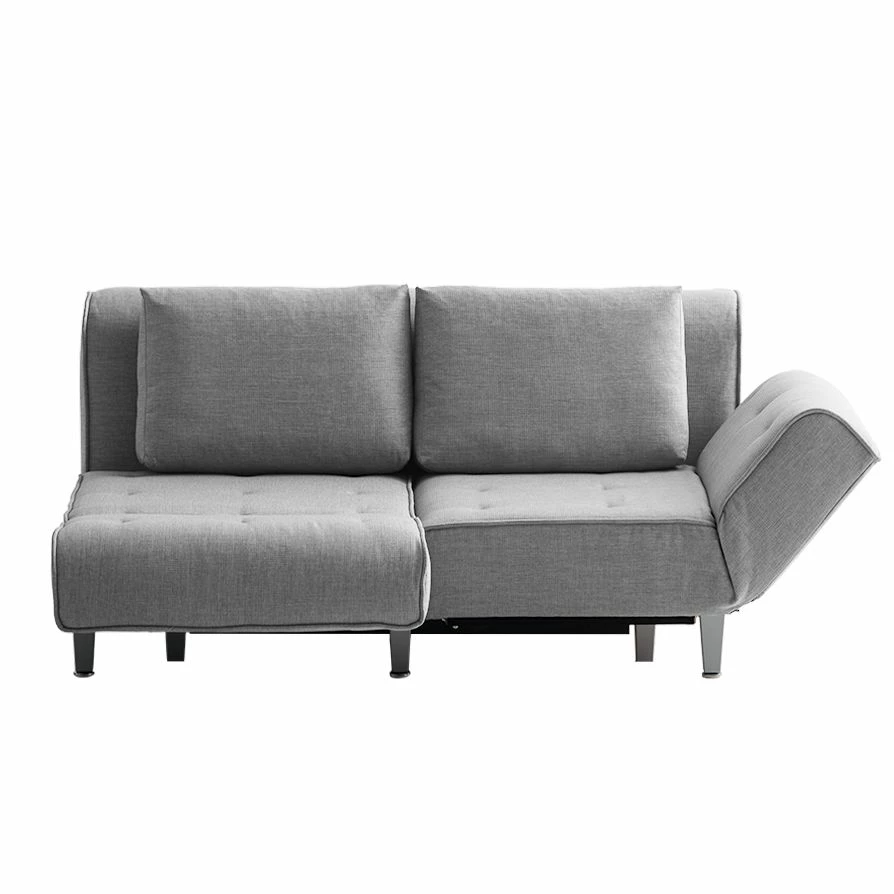Chillout by Franz Fertig Schlafsofa Leo Webstoff - Lichtgrau 2 Chillout by Franz Fertig Schlafsofa Leo Webstoff - Lichtgrau – Bild 2