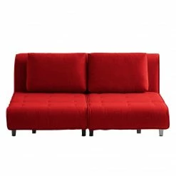Chillout by Franz Fertig Schlafsofa Leo Webstoff - Rot -WOHNZIMMERMÖBEL Verkäufe schlafsofa leo webstoff rot 1396362