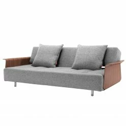 Innovation Möbel Schlafsofa Long Horn I Webstoff - Granit