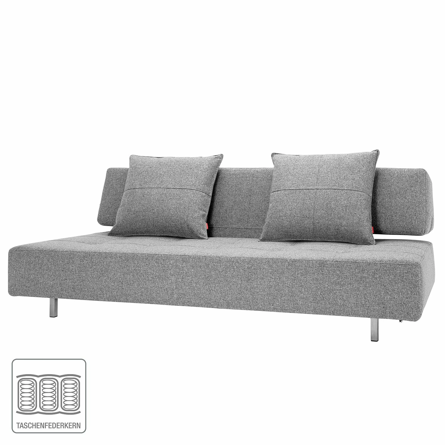 Innovation Möbel Schlafsofa Long Horn II Webstoff - Granit 2 Innovation Möbel Schlafsofa Long Horn II Webstoff - Granit – Bild 2