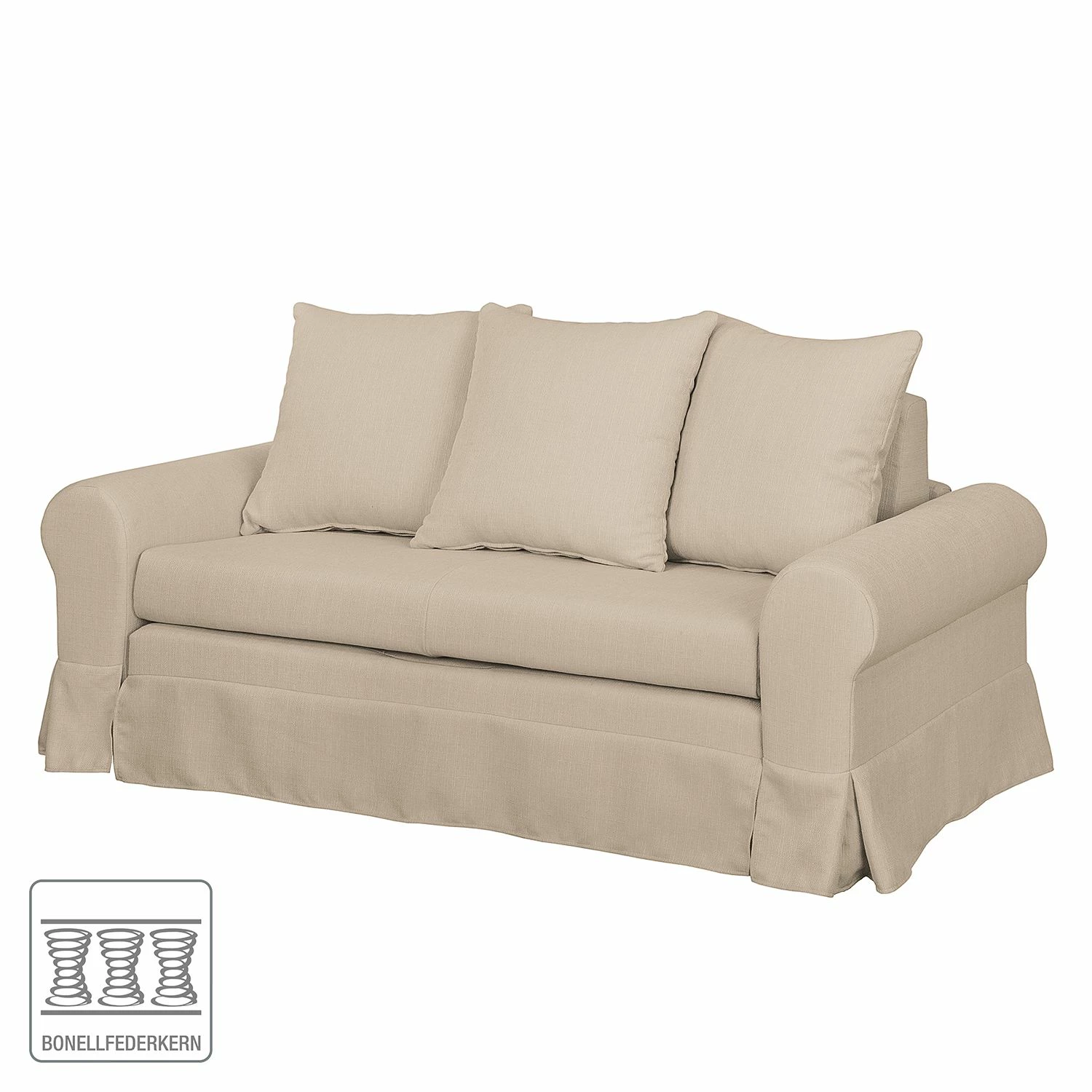 Mooved Schlafsofa Latina XIII Webstoff - Cappuccino - Breite: 205 cm 2 Mooved Schlafsofa Latina XIII Webstoff - Cappuccino - Breite: 205 cm – Bild 2