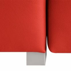 Chillout by Franz Fertig Schlafsofa Plaza Echtleder - Rot - Breite: 222 cm - Armlehne verstellbar -WOHNZIMMERMÖBEL Verkäufe schlafsofa plaza echtleder rot 222 cm abklappbare armlehnen 1415454