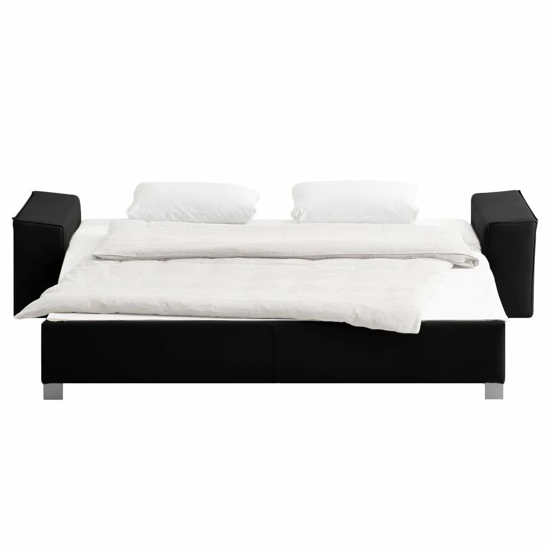 Chillout by Franz Fertig Schlafsofa Plaza Echtleder - Schwarz - Breite: 192 cm - Armlehne verstellbar 3 Chillout by Franz Fertig Schlafsofa Plaza Echtleder - Schwarz - Breite: 192 cm - Armlehne verstellbar – Bild 3