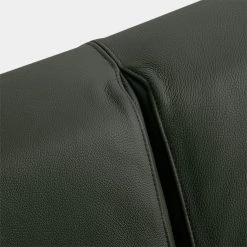 Chillout by Franz Fertig Schlafsofa Plaza Echtleder - Tannengrün - Breite: 178 cm - Keine Funktion -WOHNZIMMERMÖBEL Verkäufe schlafsofa plaza echtleder tannengruen 178 cm gerade armlehnen 1413110