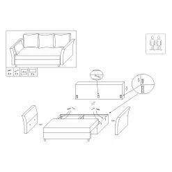 Mooved Schlafsofa Rollins - Vintage Cognac -WOHNZIMMERMÖBEL Verkäufe schlafsofa rollins antiklederoptik braun 4961668