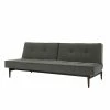 Innovation Möbel Schlafsofa Splitback II - Webstoff - Dunkelgrau