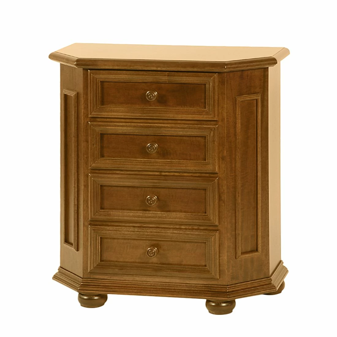 Montreux Schubladenkommode Arabella II - Ayous teilmassiv - Antikbraun 1 Montreux Schubladenkommode Arabella II - Ayous teilmassiv - Antikbraun