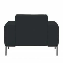 Studio Copenhagen Sessel Ampio Duo Webstoff - Stoff Floreana: Anthrazit - Grau -WOHNZIMMERMÖBEL Verkäufe sessel ampio duo grau stoff floreana anthrazit 3981548