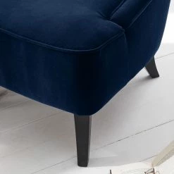 Maison Belfort Sessel Audrey Samt -WOHNZIMMERMÖBEL Verkäufe sessel audrey samt dunkelblau 5182420