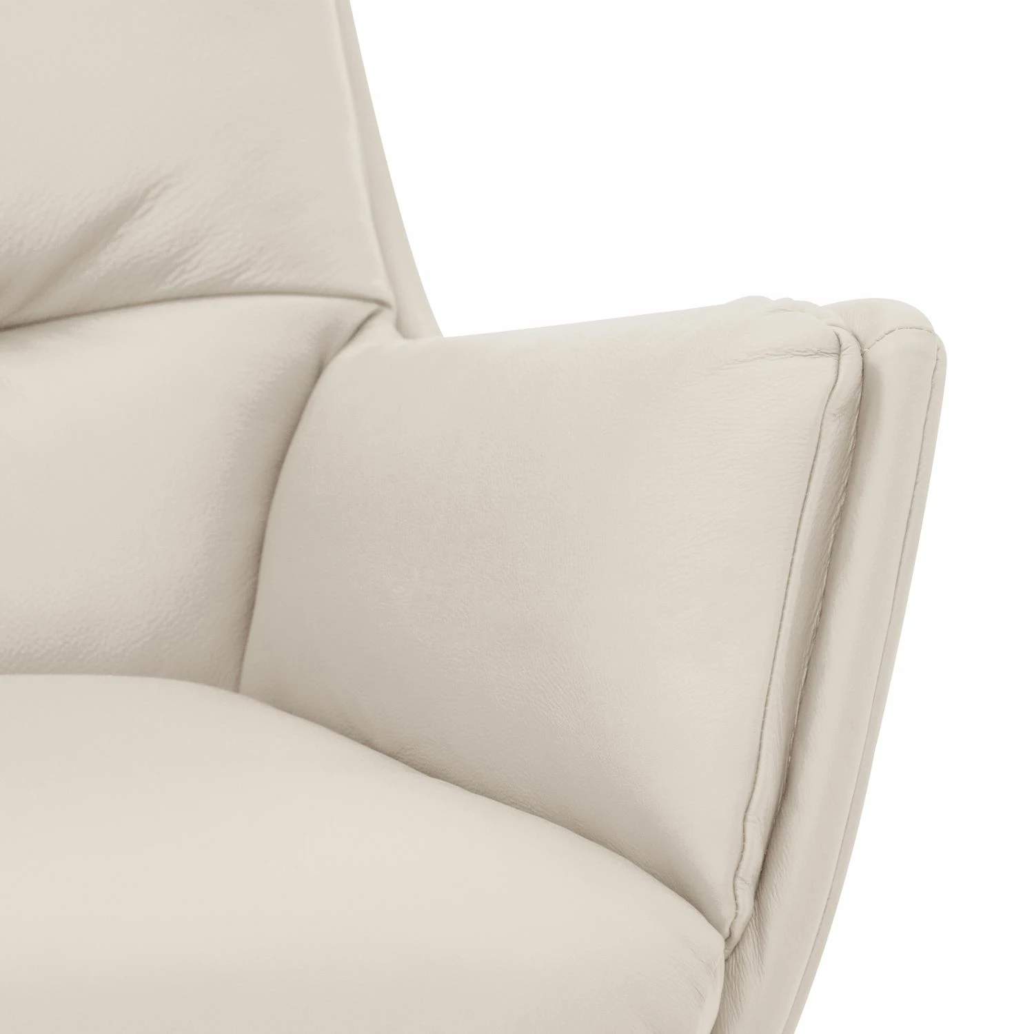 Studio Copenhagen Sessel Garbo I Echtleder - Echtleder - Echtleder Neka: Creme - Eiche Dunkel 5 Studio Copenhagen Sessel Garbo I Echtleder - Echtleder - Echtleder Neka: Creme - Eiche Dunkel – Bild 5