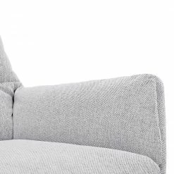 Studio Copenhagen Sessel Garbo I Webstoff - Webstoff Saia: Hellgrau - Eiche Dunkel -WOHNZIMMERMÖBEL Verkäufe sessel garbo i webstoff eiche 3852524