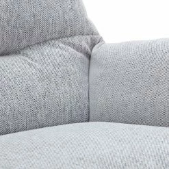 Studio Copenhagen Sessel Garbo I Webstoff - Webstoff Saia: Hellgrau - Eiche Dunkel -WOHNZIMMERMÖBEL Verkäufe sessel garbo i webstoff eiche 3852528