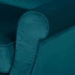 Jack & Alice Ohrensessel Grendon Samt - Petrol -WOHNZIMMERMÖBEL Verkäufe sessel grendon i samt dunkelblau 4224960