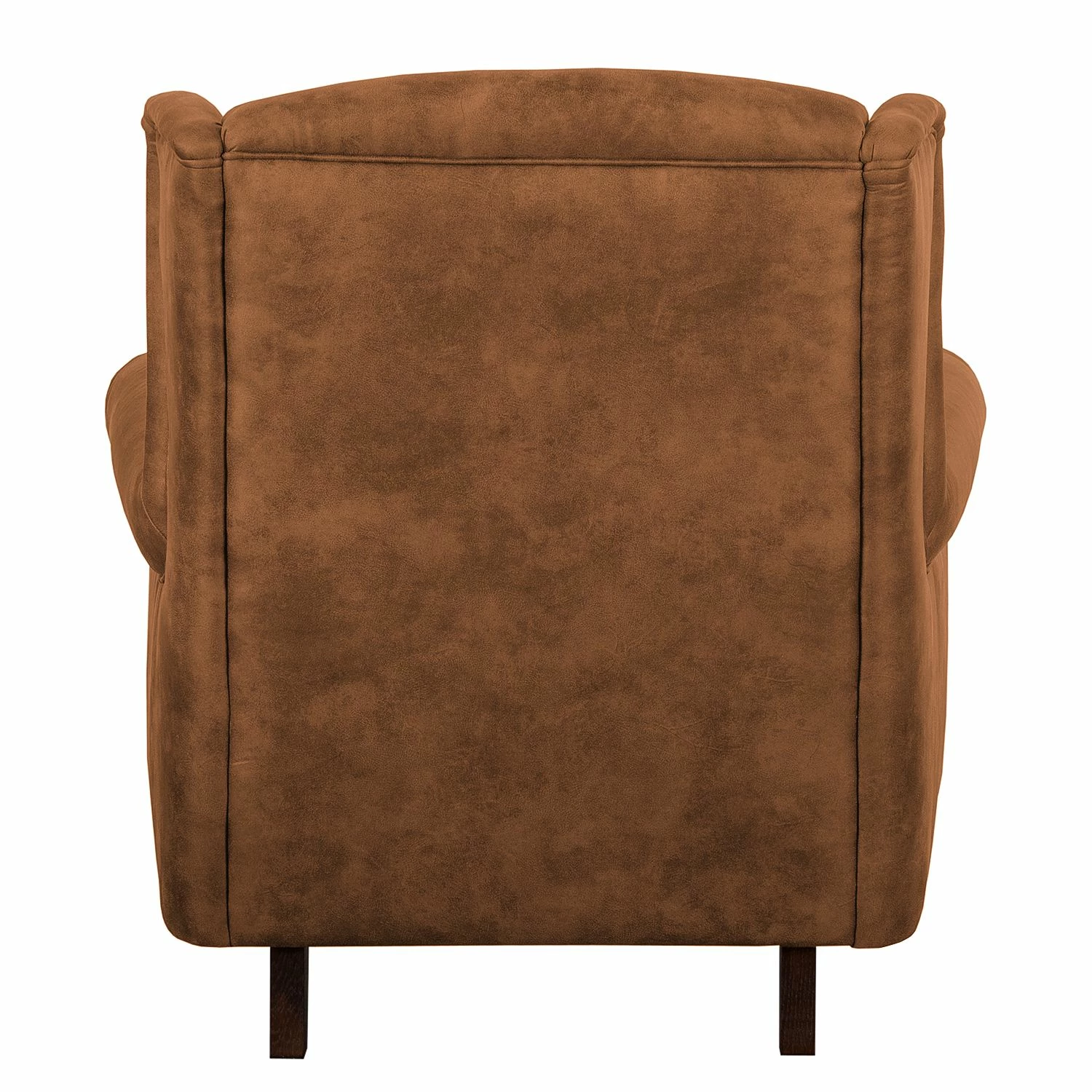 Ars manufacti Ohrensessel Grendon Antiklederlook - Mittelbraun 4 Ars manufacti Ohrensessel Grendon Antiklederlook - Mittelbraun – Bild 4