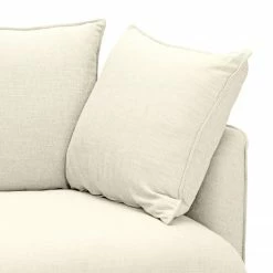 Eva Padberg Collection Sessel Lavina I Webstoff - Stoff Moretey: Cremeweiß -WOHNZIMMERMÖBEL Verkäufe sessel lavina strukturstoff stoff moretey cremeweiss 4684064