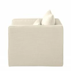 Eva Padberg Collection Sessel Lavina II Webstoff - Stoff Moretey: Cremeweiß -WOHNZIMMERMÖBEL Verkäufe sessel lavina webstoff creme 4721884