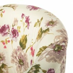 Ridgevalley Sessel Loberia - Flachgewebe - Beige geblümt -WOHNZIMMERMÖBEL Verkäufe sessel loberia flachgewebe beige gebluemt 3355565