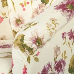 Ridgevalley Sessel Loberia - Flachgewebe - Beige geblümt -WOHNZIMMERMÖBEL Verkäufe sessel loberia flachgewebe beige gebluemt 3355569