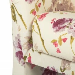 Ridgevalley Sessel Loberia - Flachgewebe - Beige geblümt -WOHNZIMMERMÖBEL Verkäufe sessel loberia flachgewebe beige gebluemt 3355573