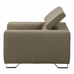 Fredriks Sessel Menfi - Echtleder - Taupe -WOHNZIMMERMÖBEL Verkäufe sessel menfi echtleder taupe 5039400