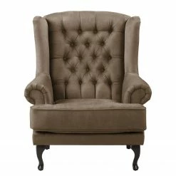 Maison Belfort Ohrenessel Miscol - Muskat - Mit Hocker -WOHNZIMMERMÖBEL Verkäufe sessel miscol antiklederlook mit hocker muskat 4886300