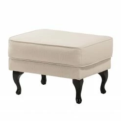 Maison Belfort Ohrensessel Miscol - Beige - Mit Hocker -WOHNZIMMERMÖBEL Verkäufe sessel miscol webstoff mit hocker beige 4886856