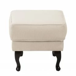 Maison Belfort Ohrensessel Miscol - Beige - Mit Hocker -WOHNZIMMERMÖBEL Verkäufe sessel miscol webstoff mit hocker beige 4886864