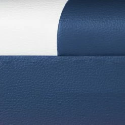 Studio Monroe Sessel Nixa - Kunstleder Weiß/Dunkelblau -WOHNZIMMERMÖBEL Verkäufe sessel nixa kunstleder weiss dunkelblau 435871