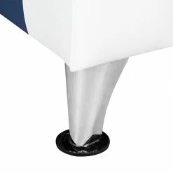 Studio Monroe Sessel Nixa - Kunstleder Weiß/Dunkelblau -WOHNZIMMERMÖBEL Verkäufe sessel nixa kunstleder weiss dunkelblau 435872