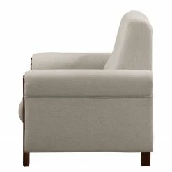 Modoform Sessel Outwell - Kies - Mit Hocker -WOHNZIMMERMÖBEL Verkäufe sessel outwell strukturstoff mit hocker kies 5052012