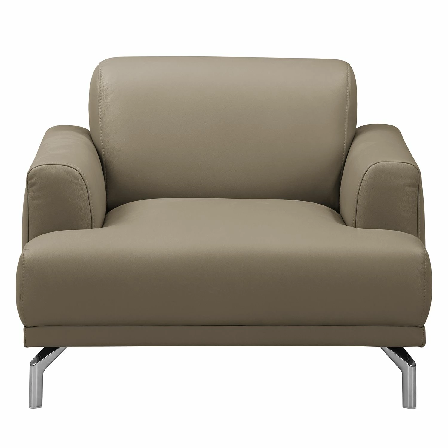 Fredriks Sessel Sisto - Echtleder - Taupe 2 Fredriks Sessel Sisto - Echtleder - Taupe – Bild 2