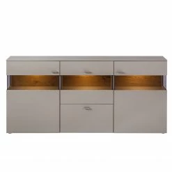 GWINNER Sideboard Anzio - Matt Fango / Balkeneiche - Mit Beleuchtung -WOHNZIMMERMÖBEL Verkäufe sideboard anzio mit beleuchtung 4524276