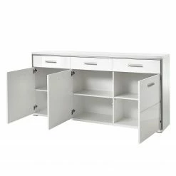 Loftscape Sideboard Arco - Hochglanz Weiß / Weiß -WOHNZIMMERMÖBEL Verkäufe sideboard arco hochglanz weiss weiss 4710760