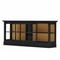 Maison Belfort Sideboard Azjana I - Schwarz / Pinie Honig -WOHNZIMMERMÖBEL Verkäufe sideboard azjana i pinie teilmassiv schwarz pinie honig 3394789