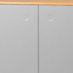 Tenzo Sideboard Dot I - Grau -WOHNZIMMERMÖBEL Verkäufe sideboard dot i eiche teilmassiv grau 4148644