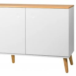Tenzo Sideboard Dot I - Weiß -WOHNZIMMERMÖBEL Verkäufe sideboard dot i eiche teilmassiv weiss 4148624