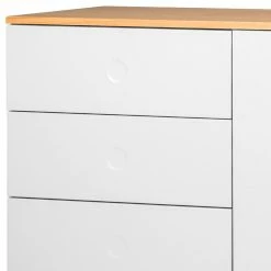 Tenzo Sideboard Dot I - Weiß -WOHNZIMMERMÖBEL Verkäufe sideboard dot i eiche teilmassiv weiss 4148628
