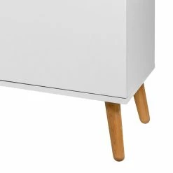 Tenzo Sideboard Dot II - Weiß -WOHNZIMMERMÖBEL Verkäufe sideboard dot ii eiche teilmassiv weiss 4148708