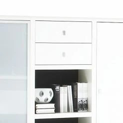 Loftscape Sideboard Emporior II - Weiß -WOHNZIMMERMÖBEL Verkäufe sideboard emporior ii weiss glastuer satiniert 1554634