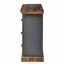 Ars manufacti Sideboard Hunter - Mango massiv / Metall - Mango / Blaugrau -WOHNZIMMERMÖBEL Verkäufe sideboard hunter mango massiv metall mango blaugrau 4414516