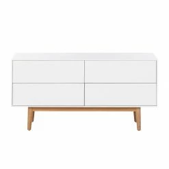 Mørteens Sideboard Lindholm V - Eiche teilmassiv - Weiß / Eiche 11 Mørteens Sideboard Lindholm V - Eiche teilmassiv - Weiß / Eiche -WOHNZIMMERMÖBEL Verkäufe sideboard lindholm v weiss matt eiche massiv 358647
