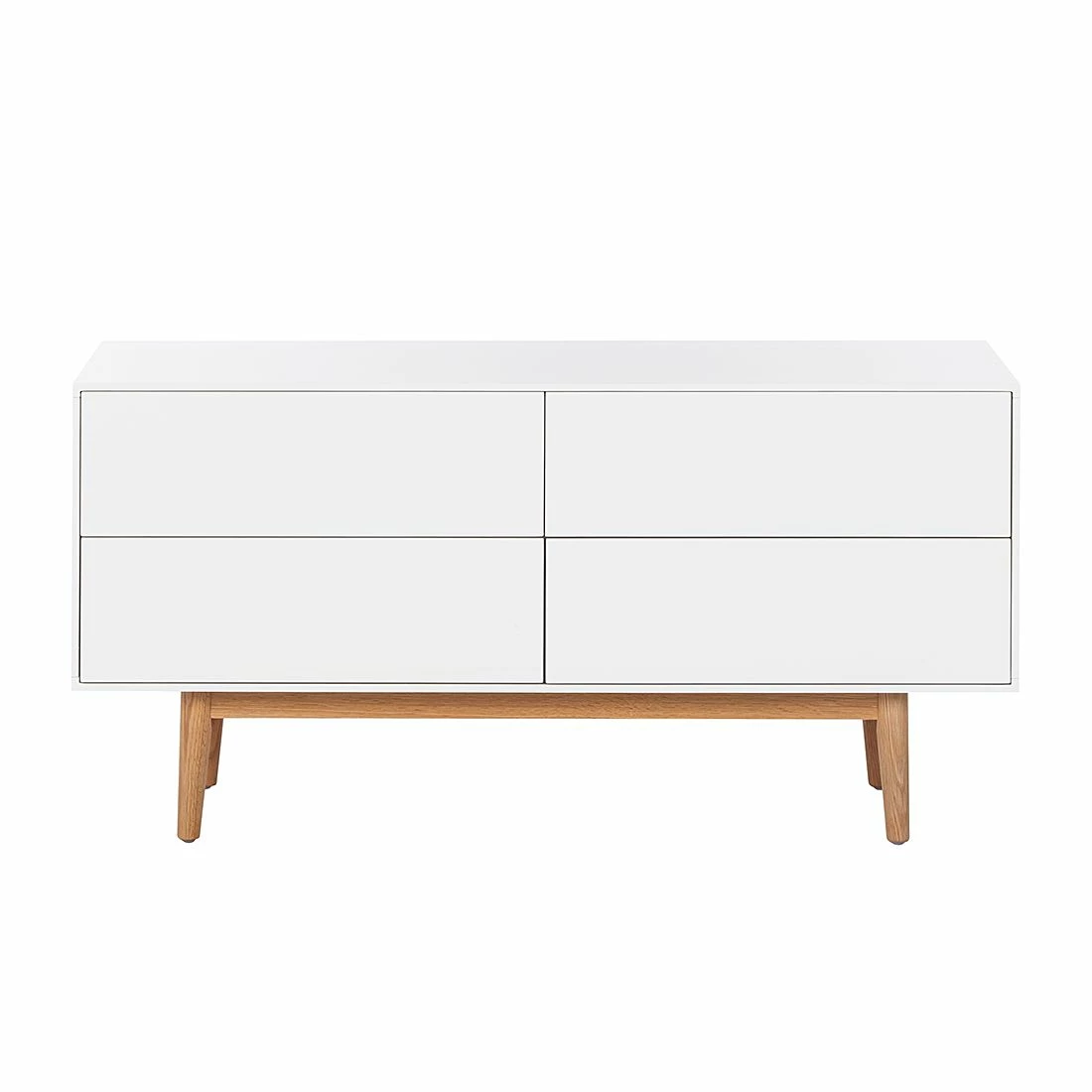 Mørteens Sideboard Lindholm V - Eiche teilmassiv - Weiß / Eiche 3 Mørteens Sideboard Lindholm V - Eiche teilmassiv - Weiß / Eiche – Bild 3