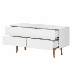 Mørteens Sideboard Lindholm V - Eiche teilmassiv - Weiß / Eiche 13 Mørteens Sideboard Lindholm V - Eiche teilmassiv - Weiß / Eiche -WOHNZIMMERMÖBEL Verkäufe sideboard lindholm v weiss matt eiche massiv 358654